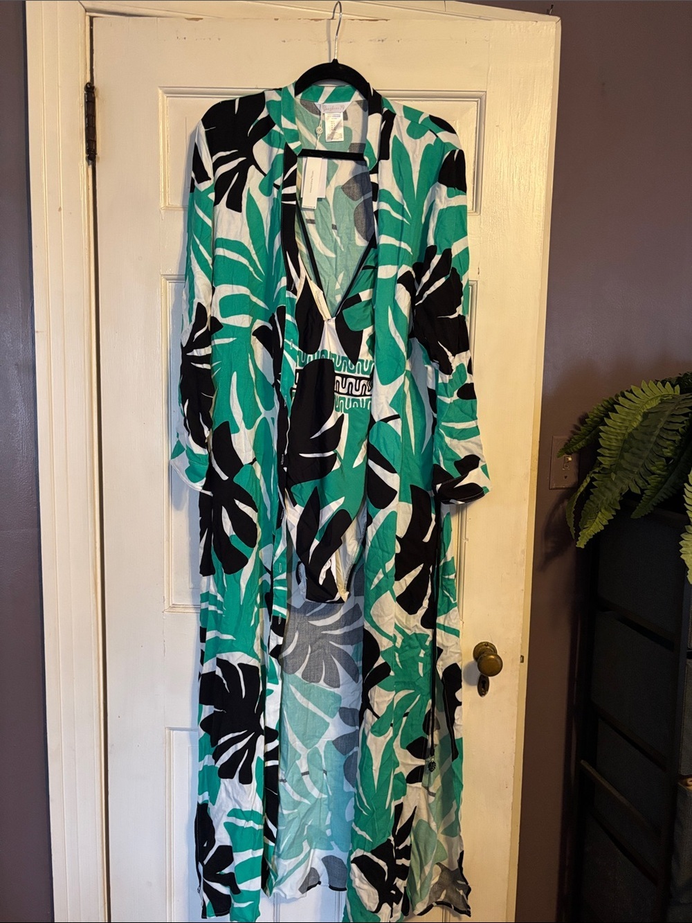 Sunshine 79 Matching one piece swimsuit and maxi coverup - Picture 1 of 11